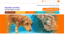 Desktop Screenshot of mooneecentralvet.com.au